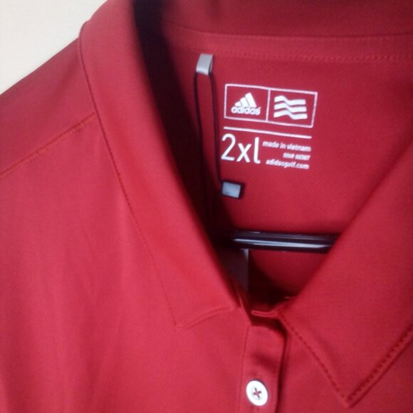 Adidas Polo Shirt BMW Charity Pro-Am Women 2XL Short Sleeve Red - Picture 4 of 16